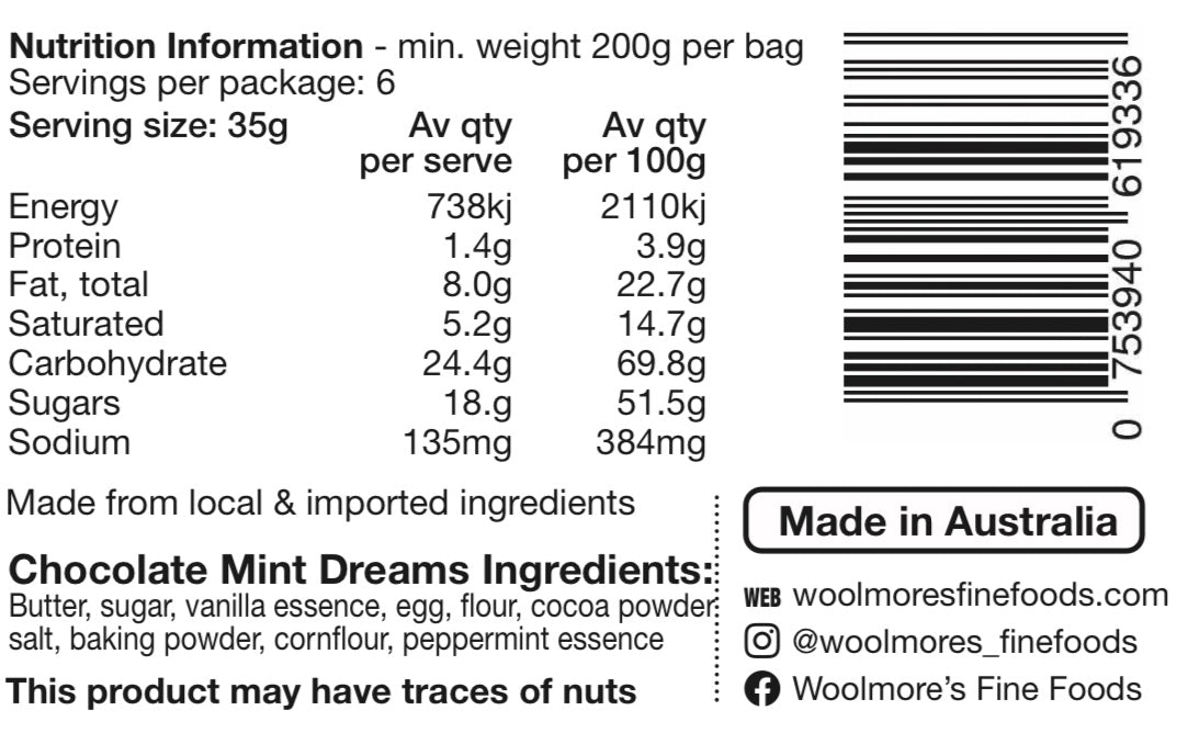 Chocolate Mint Dreams 200gm